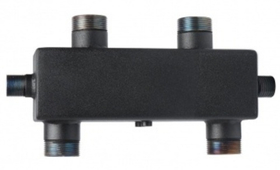 Гидравлическая стрелка Warme WGR60 (с резьбой и торцевыми отводами под воздушный клапан и грязевик)