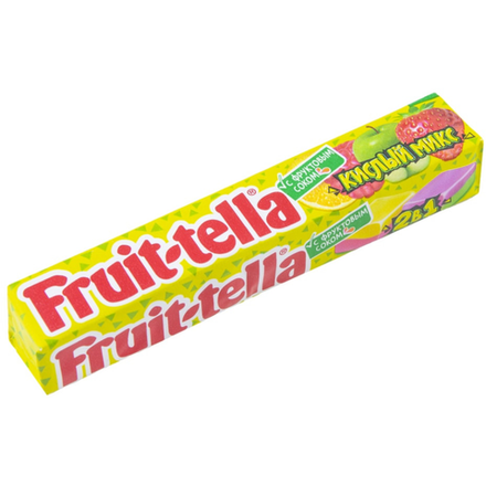 Жевательная резинка Fruit-tella ассорти 42,5 гр