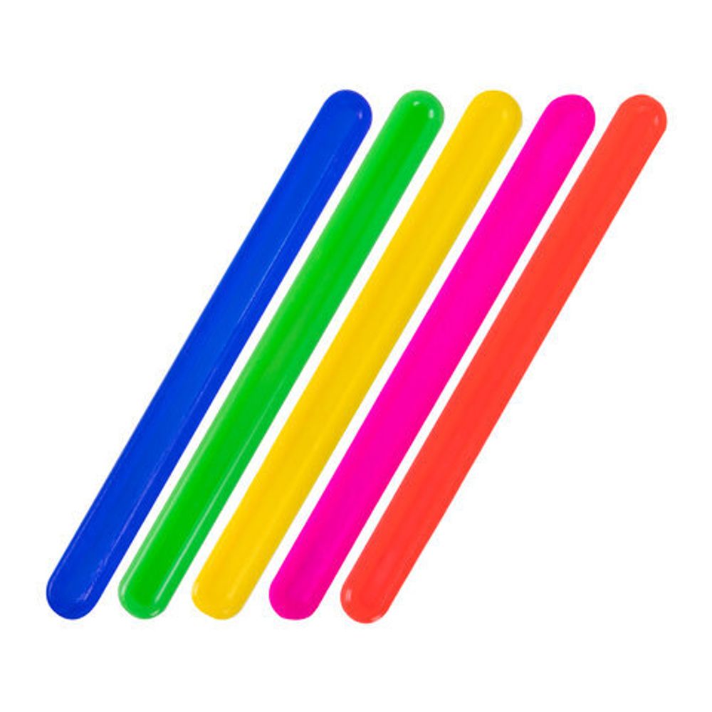 Счетные палочки неоновые 50 штук в пластиковом пенале, ассорти, ЮНЛАНДИЯ, 106284