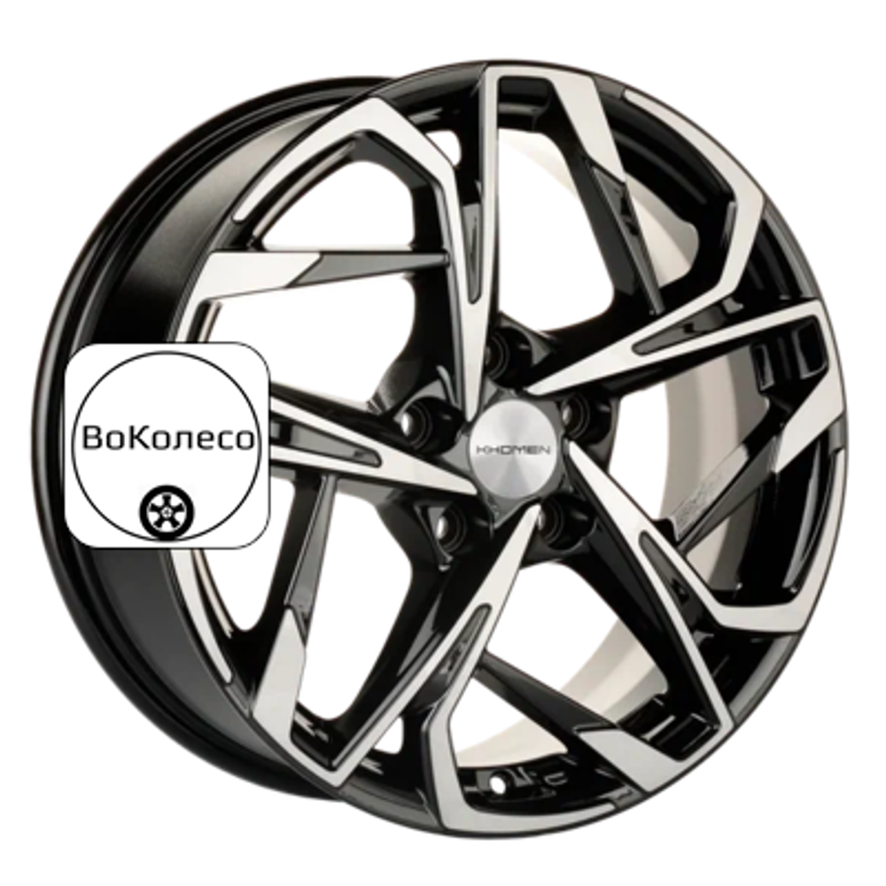 7x17/5x114,3 ET40 D57,1 KHW1716 (Besturn X40) Black-FP Khomen Wheels