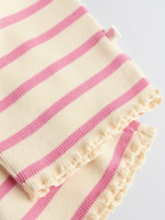 Лонгслив и легинсы в комплекте для малышей Next E66-976, 3 шт., Молочный, Розовый