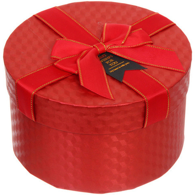 Коробка подарочная «Неожиданный подарок» 17*17*9,5 см, красный