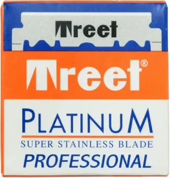 Сменные лезвия Treet Platinum Professional Half Blade, половинки, 100 штук