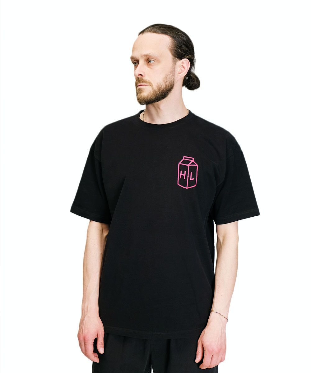 Футболка Hardlunch оверсайз Milk черная