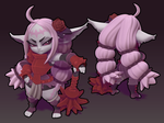 Миниатюры Девушки гоблины 32мм 75мм 100мм goblin girl