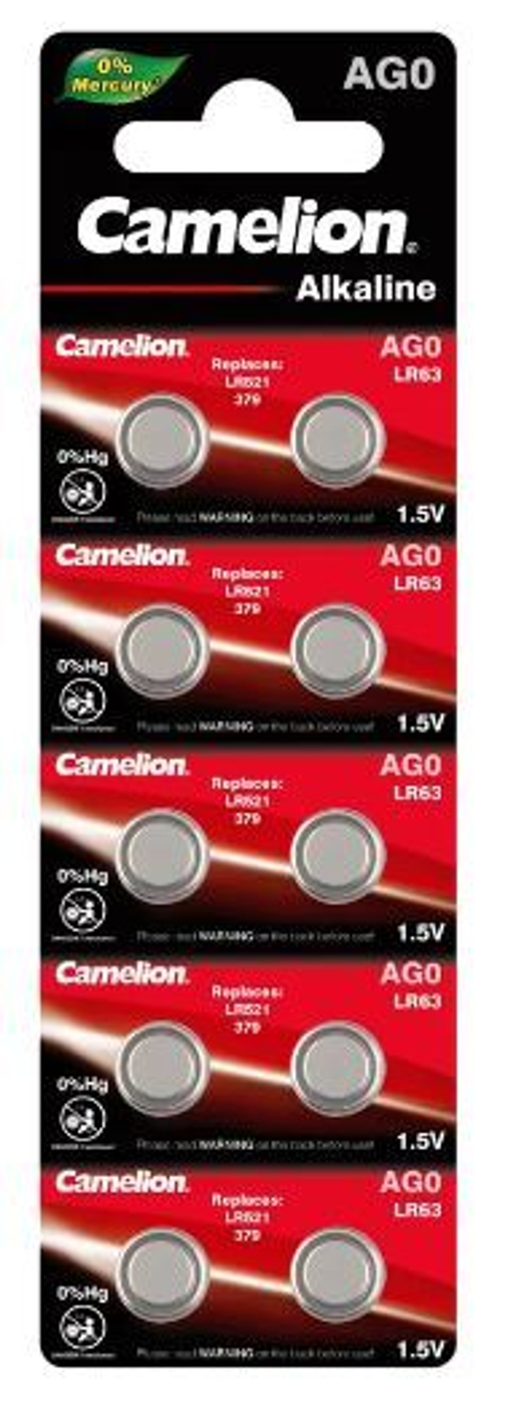 Camelion AG0 уп.100 BL-10_379 SR-521