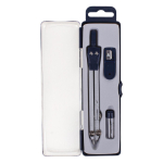 Готовальня 3 пред: циркуль металлич,грифели,точилка,пласт.футляр