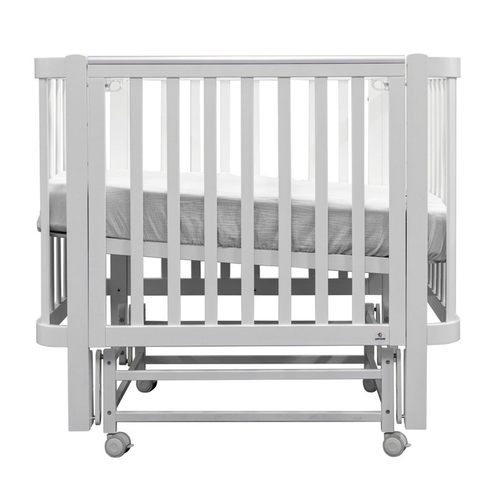 Кроватка детская Antemi Terra Light NEW с маятником НИК 17б белый