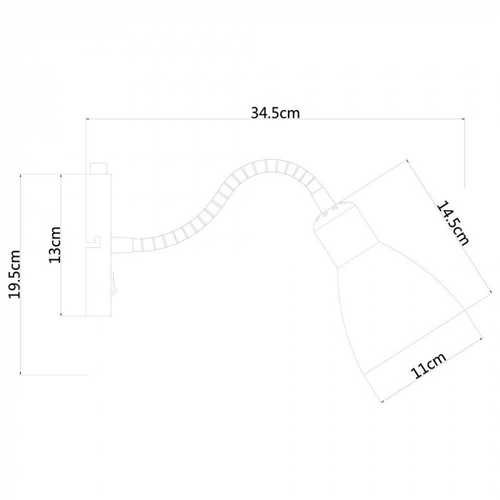 Настенный светильник Arte Lamp DORM A1408AP-1BK