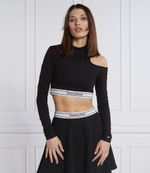 блузка Tommy Jeans - черный(DW0DW14893)