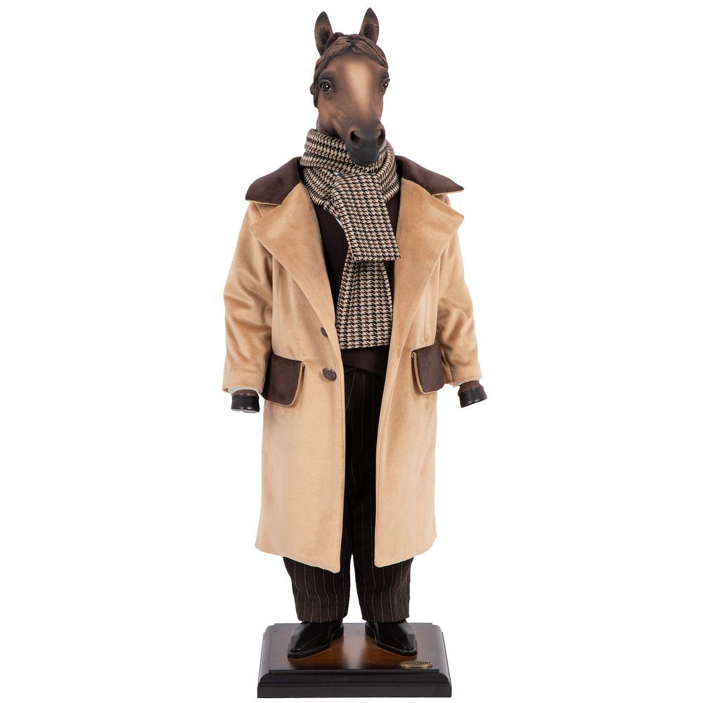 Кукла интерьерная коллекционная Конь Сэр Джон