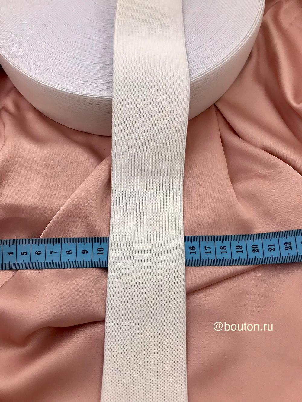 Резинка эластичная белая широкая 48 мм