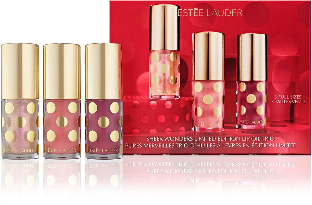 Estee Lauder Holiday Lip Oil Set - Подарочный набор для губ, лимитированное издание edycja limitowana, 1 szt.