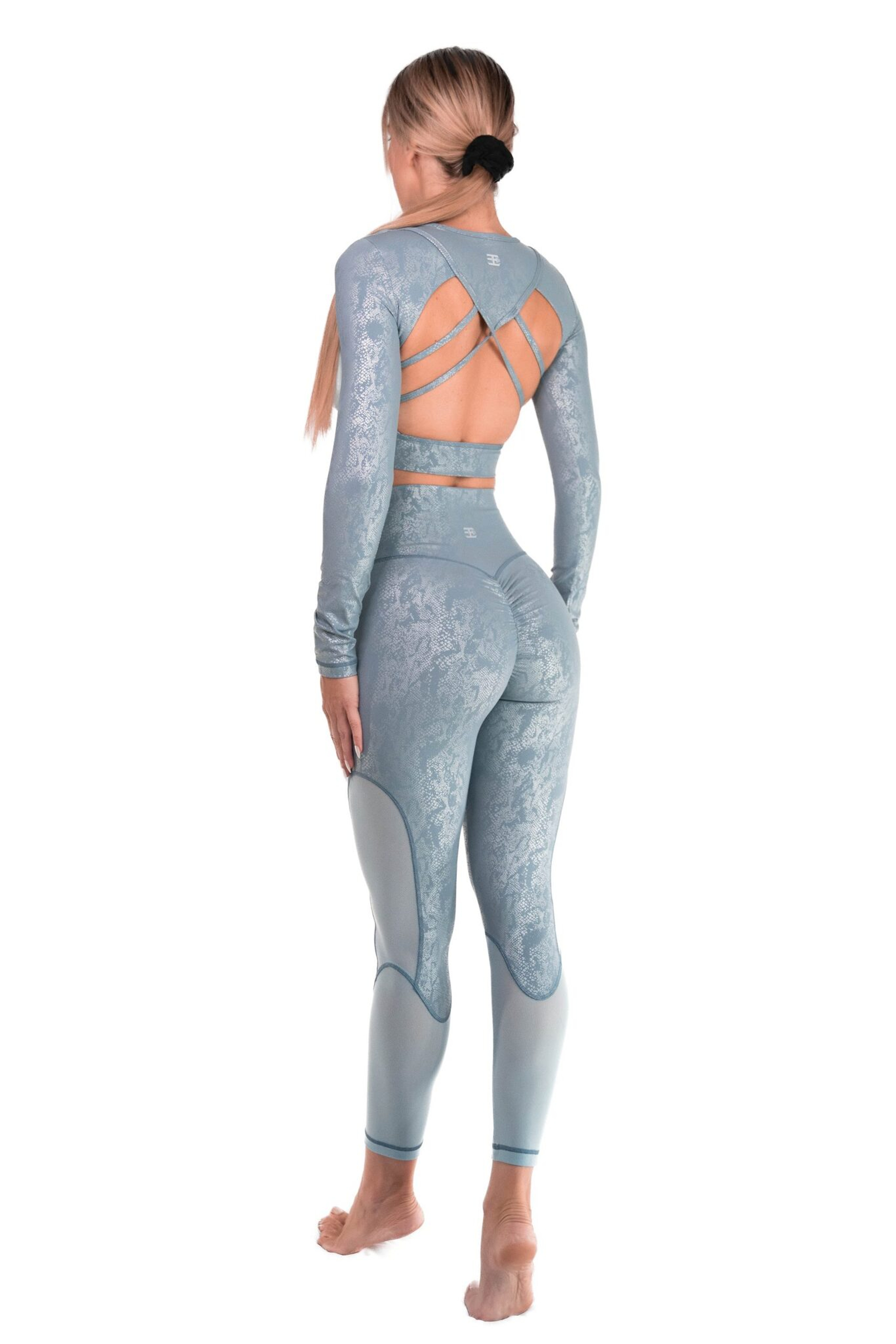 Леггинсы BODY ENGINEERS ALDEA Tech 2.0 Legging Metallic Blue Mist