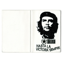 Обложка для паспорта Че Гевара ( Che Guevara ) белая