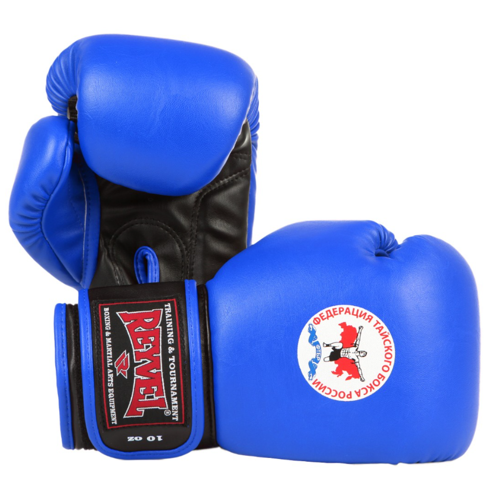 Перчатки боксерские СФТБМР синие