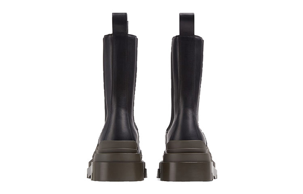 Bottega Veneta Tire Boot High Black Camping