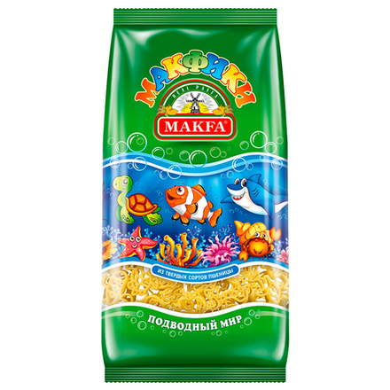 Макароны Макфики Подводный мир 250 гр