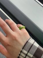 Кольцо Цветок, стекло