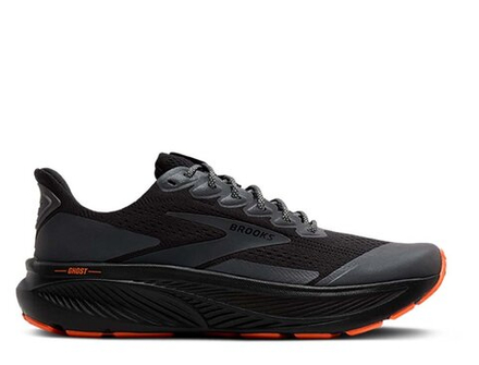 Кроссовки для бега мужские Brooks Ghost 17 M Черно-оранжевые