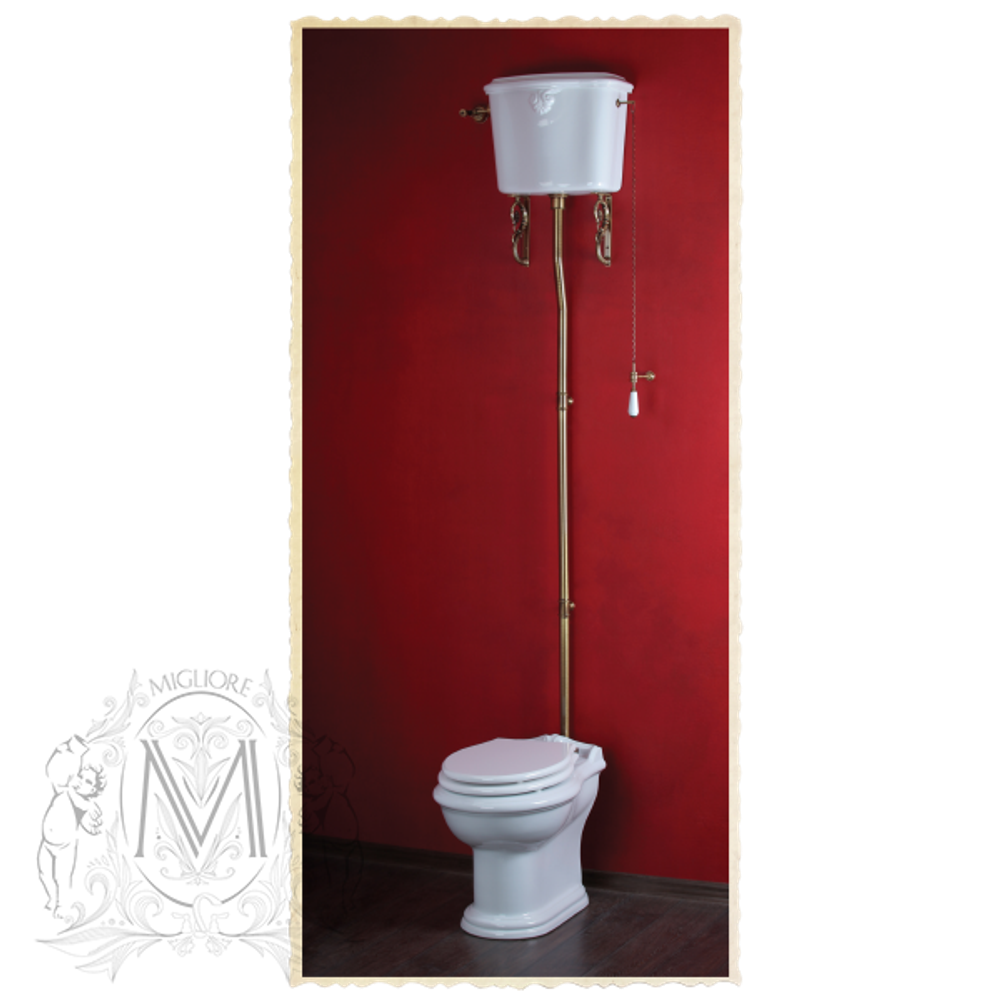 Унитаз напольный под высокий бачок  Impero Migliore 20794
