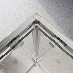 Душевой уголок BelBagno LUCE-A-22-100+30-C-Cr 130 стекло прозрачное/профиль хром