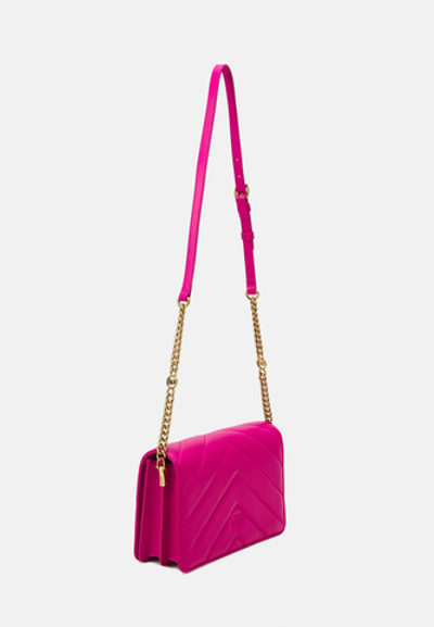 CLASSIC LOVE BAG CLICK V QUILT – pink