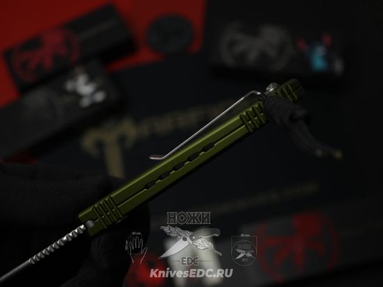 Автоматический нож Microtech 135-10OD LUDT с клинком из стали Böhler M390