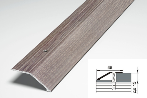 Порог ПР-04 25х15х900 Дуб дымчатый