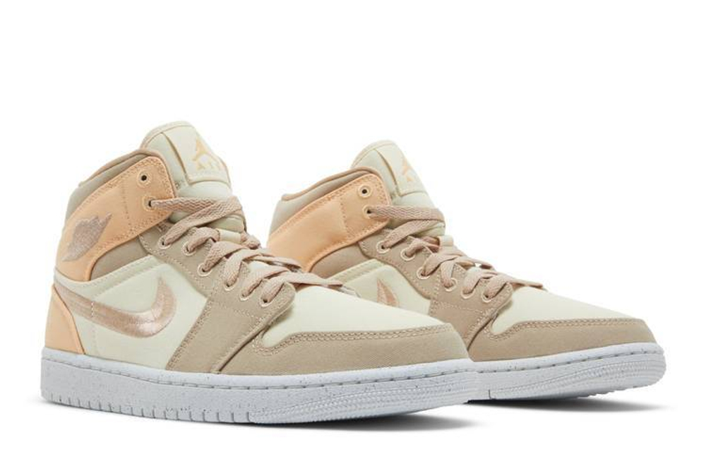 Кроссовки Jordan Air Jordan 1 Se "Canvas Khaki" (Женская размерная сетка)