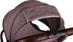 Прогулочная коляска luxmom 609 Коричневый текстиль