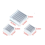 Радиаторы для охлаждения чипов на плате (3 штуки)