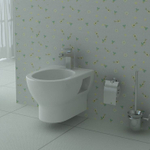 Подвесное биде Zero 37x58, белое Z15065WH