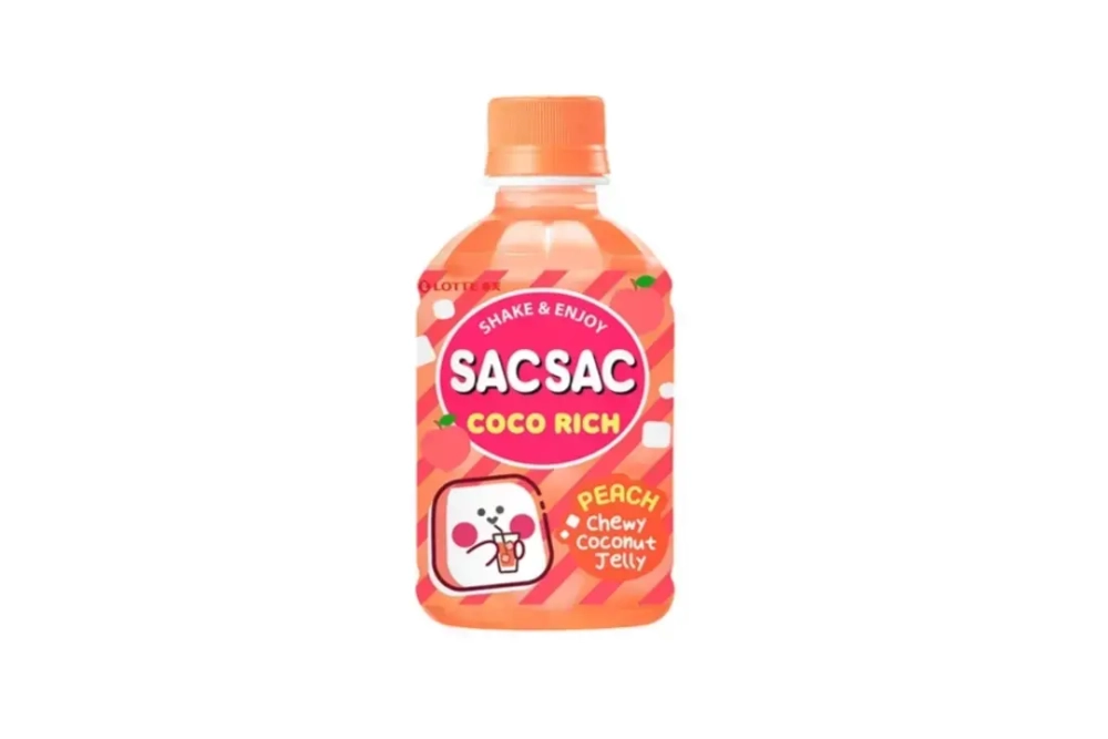 SAC SAC COCO RICH Напиток негаз.б/а с кус. кокос. желе со вкусом ПЕРСИКА 0,280