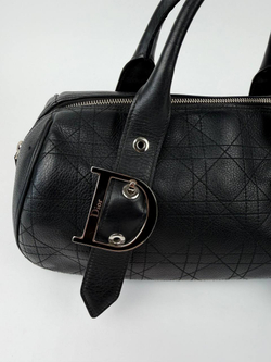 Сумка Christian Dior Cannage D-Buckle Bowling Bag