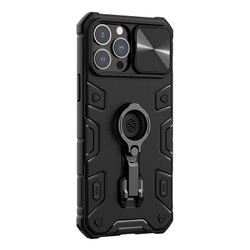 Чехол для iPhone 13 Pro Max от Nillkin CamShield Armor Pro, с поворотным кольцом и защитной шторкой для камеры