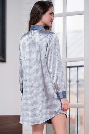 Женская сорочка Eliza 8177 Silver Mia-Amore