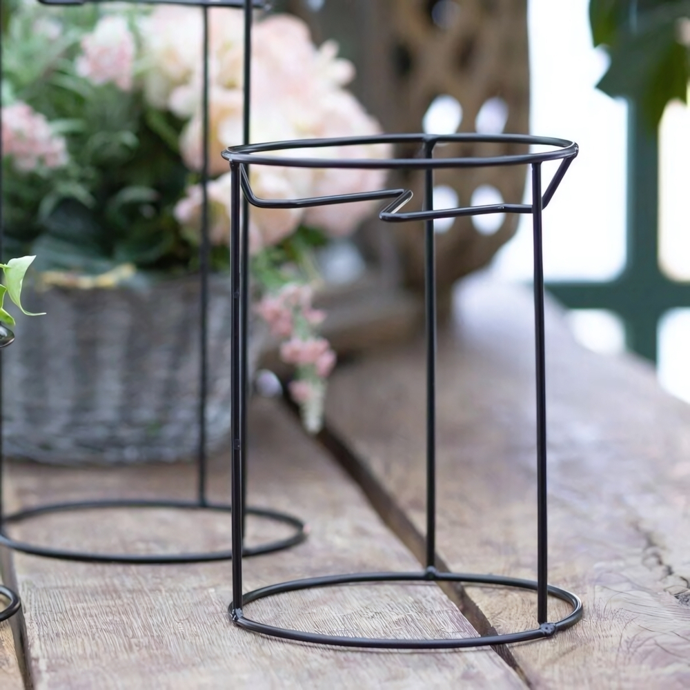 Подставка для цветов напольная "Симпл Цилиндр 2" на 1 горшок, H=200мм металл М0000386