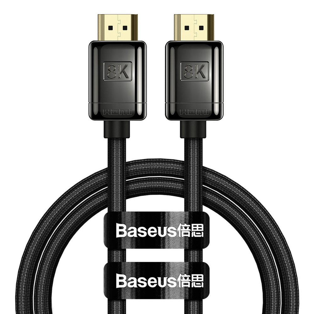 HDMI Кабель Baseus High Definition Series HDMI to HDMI Adapter Cable (Zinc Alloy) 8K/60Hz 1m