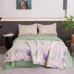 Комплект постельного белья Сатин с Одеялом 100% хлопок 160x80 на резинке OBR167