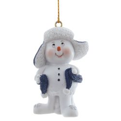 GAEM Фигурка декоративная подвесная "Снеговик", L3,5 W2,5 H6 см, 4в.