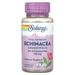 Solaray, Vital Extracts, эхинацея узколистная, 60 растительных капсул