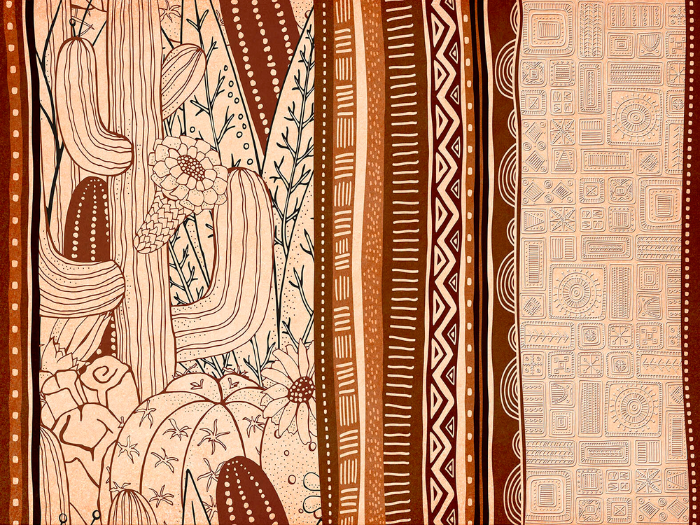 Дизайнерские обои Wall Street Ethnic