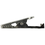 Зажим крокодил для проводов изолированный 44мм (Синий) - 10шт