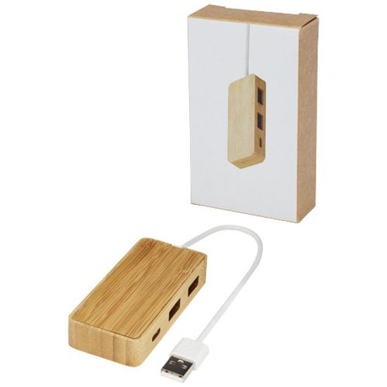 USB-концентратор Tapas из бамбука