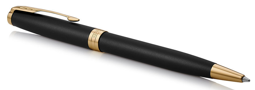 Ручка шариков. Parker Sonnet Core K528 Matte Black GT M чернила черн. подар.кор.
