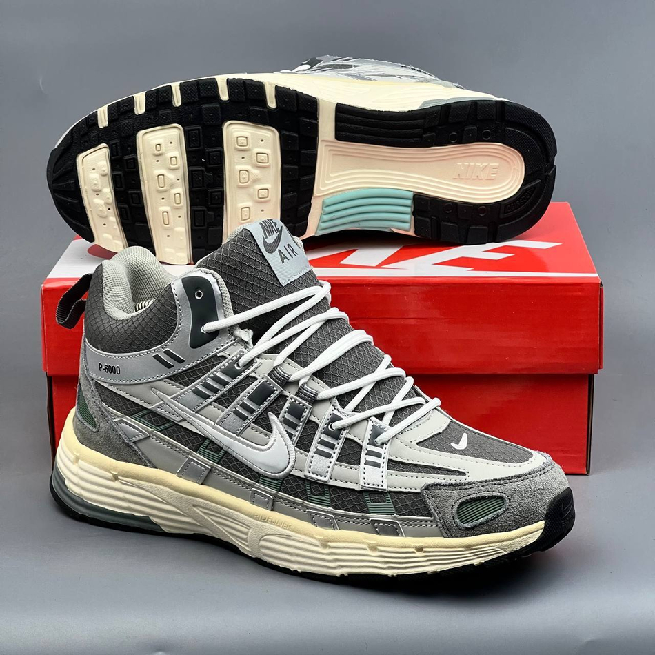 Кроссовки Nike P-6000 на меху #375 (сер.)