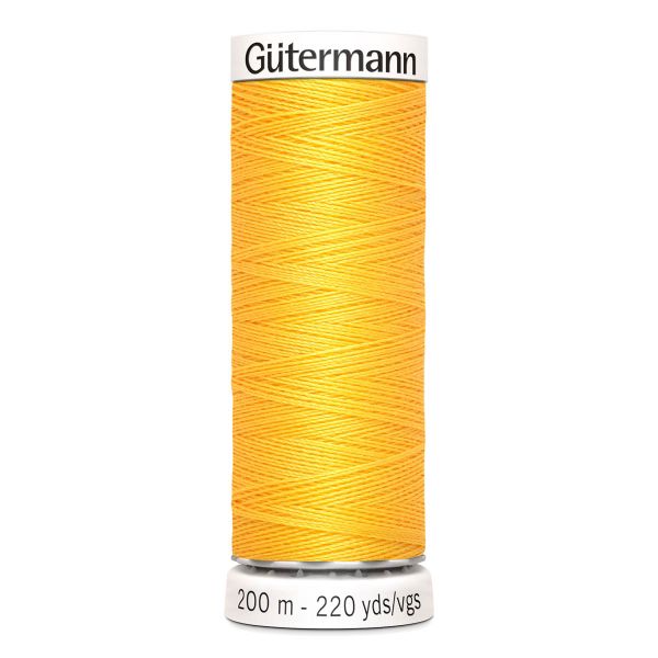 Нитки универсальные Gutermann Sew-all 100 (200 метров), 5 кат. | 417 одуванчиковый