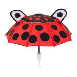 Зонт детский, красный, 18см, 6-5