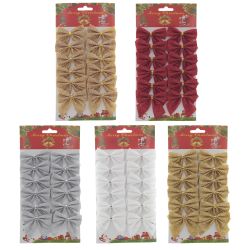 GAEM Набор из 12шт Изделие декоративное "Бант", L14W1 H24 см, 5в.